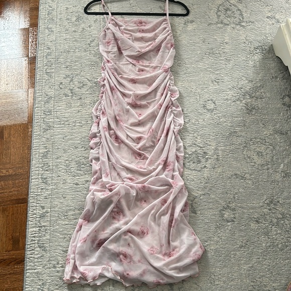 MIDI FLORAL DRESS - Picture 1 of 2